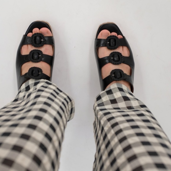 Beklina Buckle Clog Black 8.5 - Picture 3 of 4